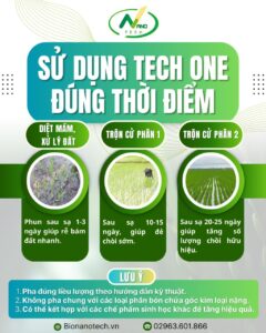 SỬ DỤNG TECH ONE ĐÚNG THỜI ĐIỂM